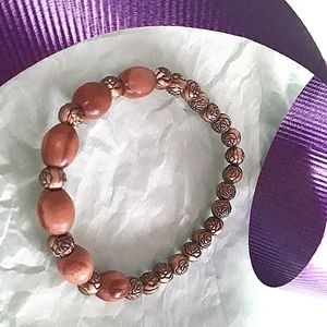 Bracelet Earth friendly Beaded adjustible bracelet